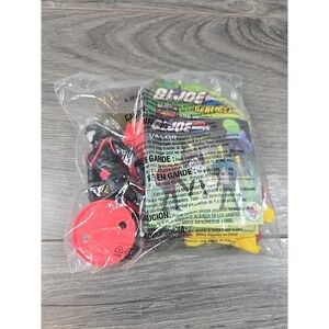 2004 Mcdonalds GI Joe Cobra Commander With Disc Backpack Happy Meal Toy Sealed